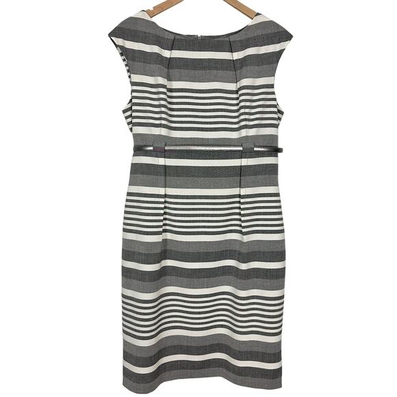 Calvin Klein Gray Striped Mini Dress - Picture 4 of 16